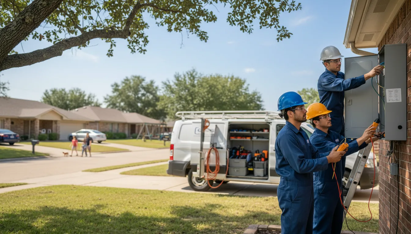 Certified electrician providing emergency electrical services in Elgin, TX